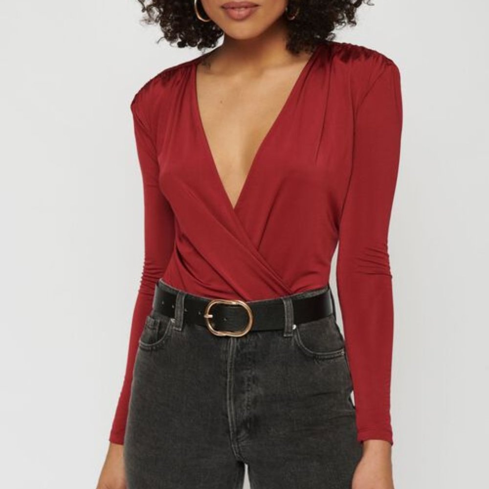 Longsleeve red bodysuit